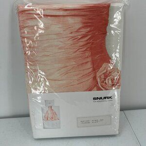 SNURK Princess Duvet Cover Set Twin Pink Ballgown‎ Dress Tiara Cotton Bedding